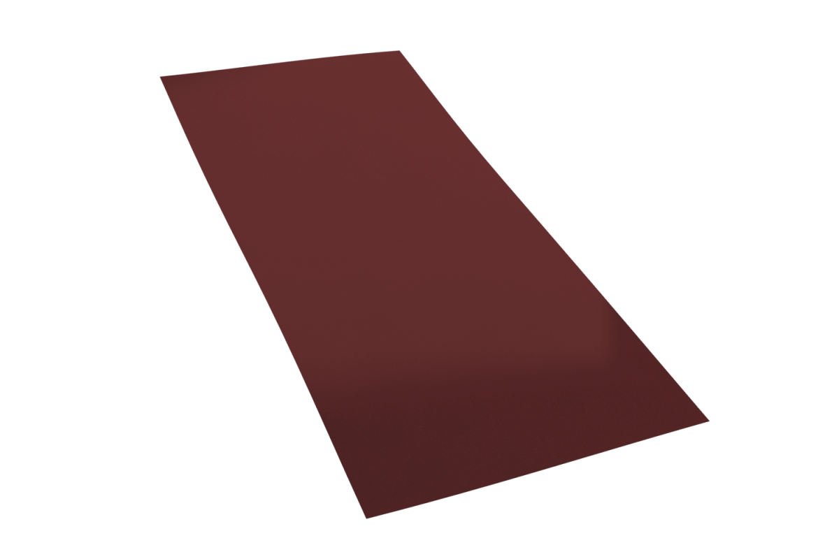 Лист RAL 8017 в пленке (Эконом)*1250*