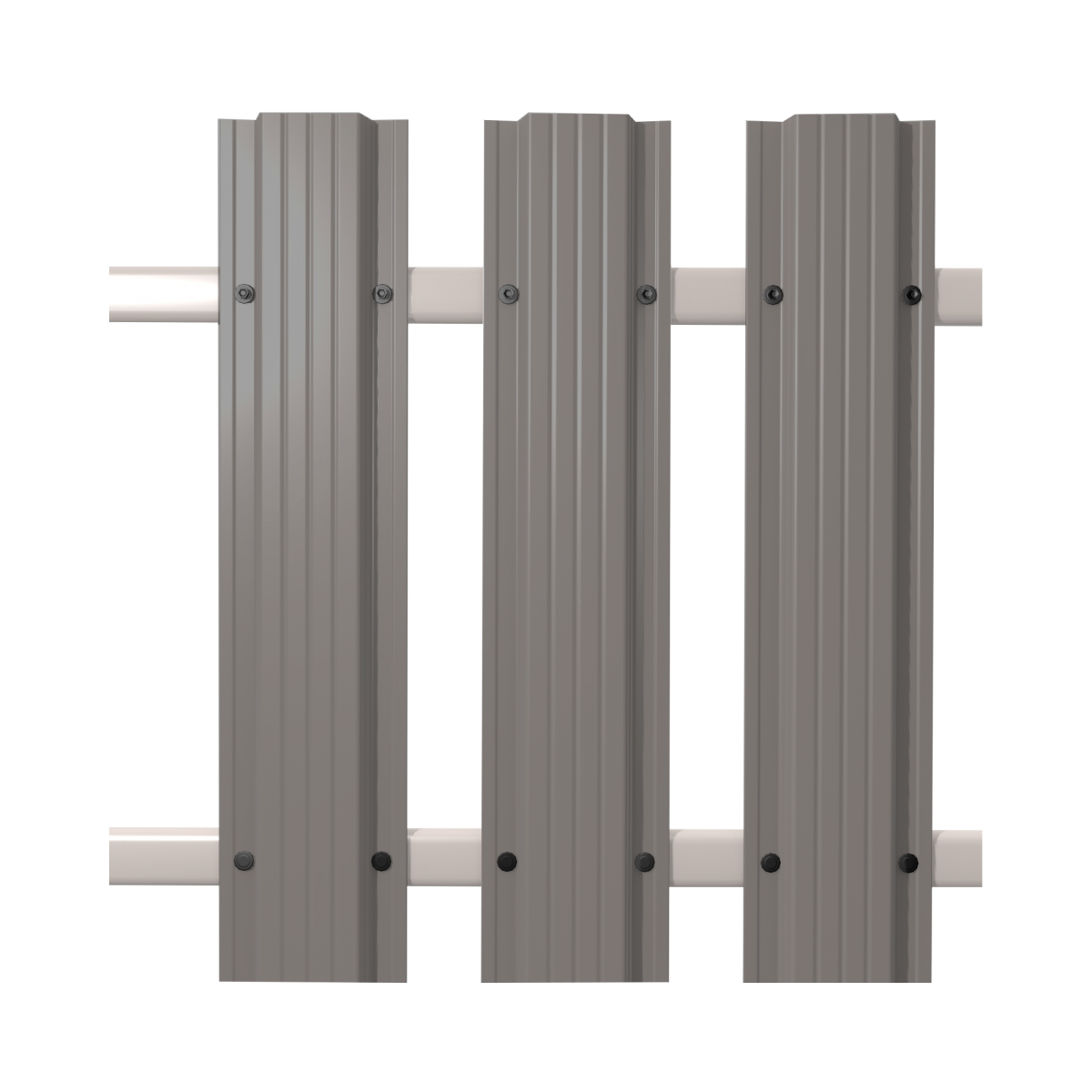 Штакетник Кантри прямой SOKROF (Стандарт) 9006*121*