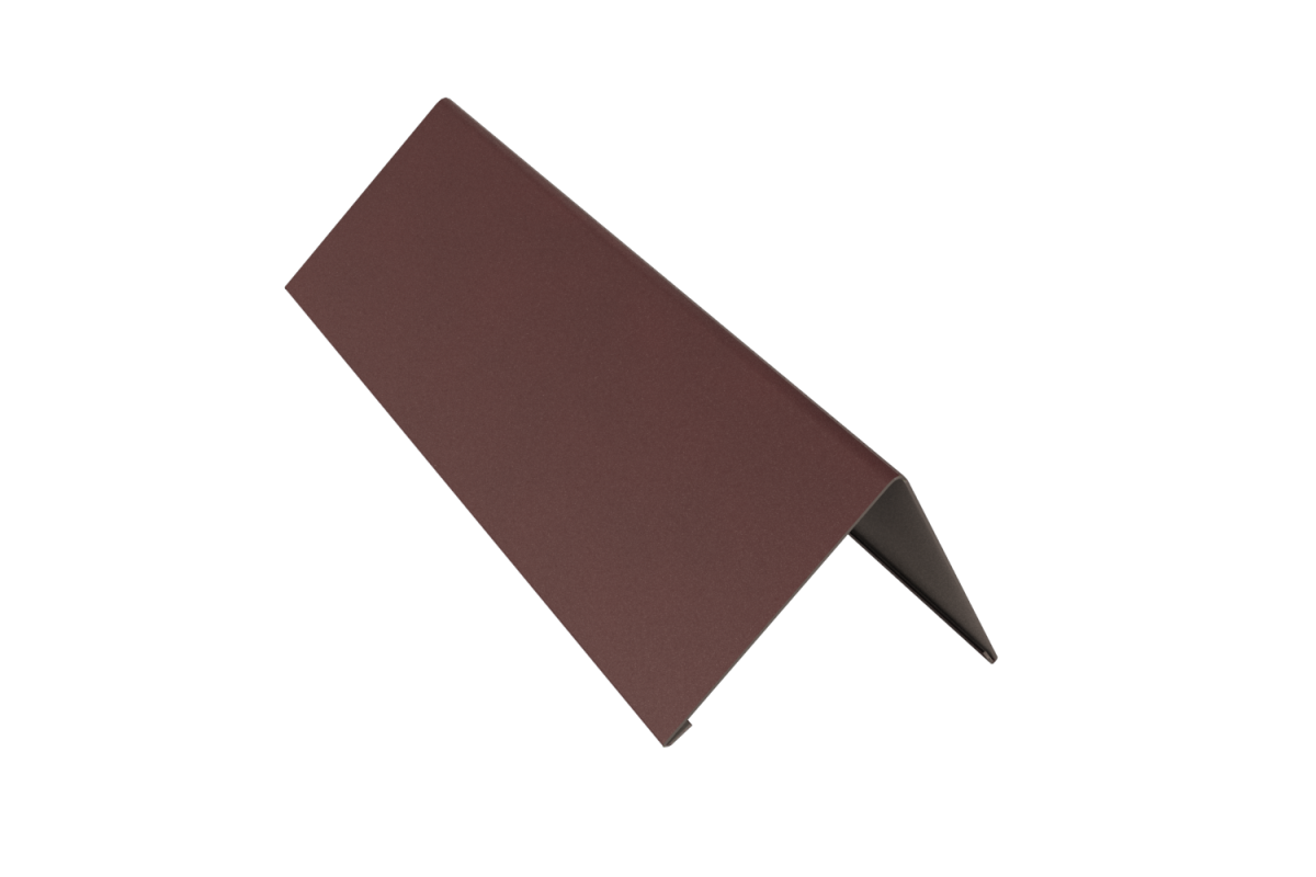 Планка конька плоского RAL 8017 Texture 0,5 145*145*2000