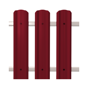 Штакетник М-Профиль широкий фигурный SOKROF (Стандарт) 3003*104*