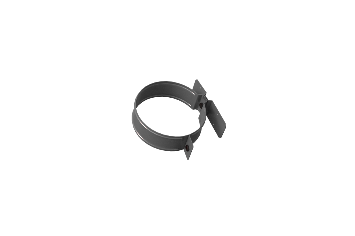 Крепление трубы ф90мм лапка RAL 7024 SOKROF