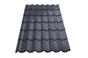 Профиль металлический типа "Монтеррей"-15 RAL 7024 (Стандарт)*1190*