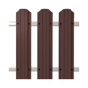 Евроштакетник SOKROF Premium 0,5 8017 Textur*118*