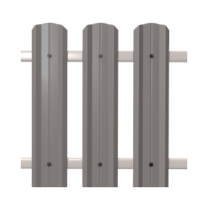 Штакетник М-Профиль широкий фигурный  0,5 7004*104*