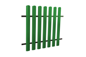 Штакетник Кантри фигурный  0,5 6002*121*