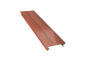 Планка угла внутреннего составная верхняя (эко-брус, софит) PRINT Светл дерево ДУБ 3D 0,5 15*20*20*80*20*20*15*3000