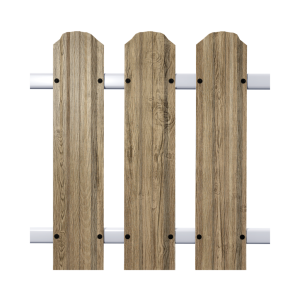 Евроштакетник SOKROF Premium принт Темная вишня 3D*118*