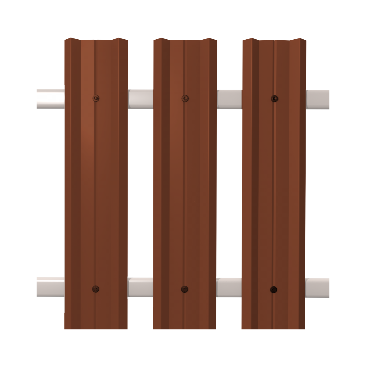 Штакетник М-Профиль широкий прямой  0,5 8004*104*