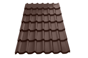 Профиль металлический типа "Монтеррей"-21 RAL 8017  0,5 Texture*1190*