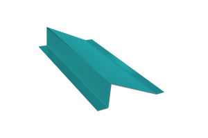 Планка снегозадержания RAL 5021 Стандарт 30*70*95*25*2000