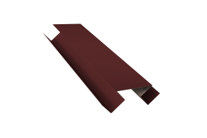 Планка угла внутреннего сложная RAL 8017 Стандарт 30*21*20*75*20*21*30*3000