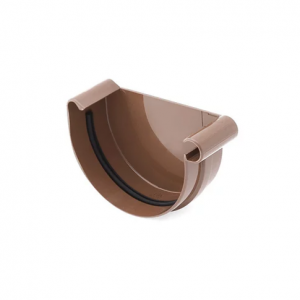 Заглушка желоба прав. корич. Bryza Standart