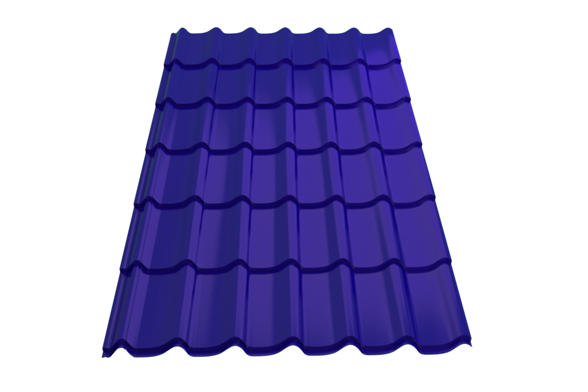 Профиль металлический типа "Монтеррей"-15 RAL 5002 (Стандарт)*1190* 