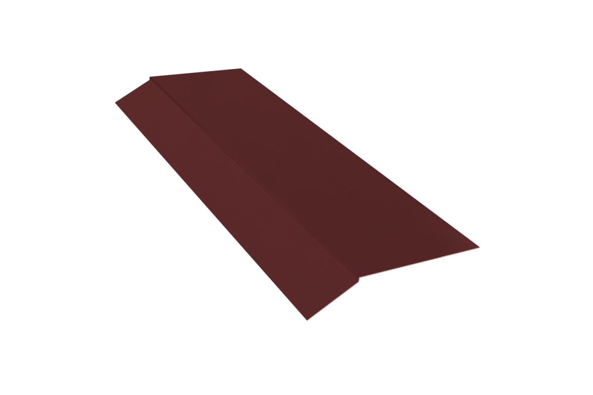 Карнизная планка RAL 8017 Стандарт 75*70*2000