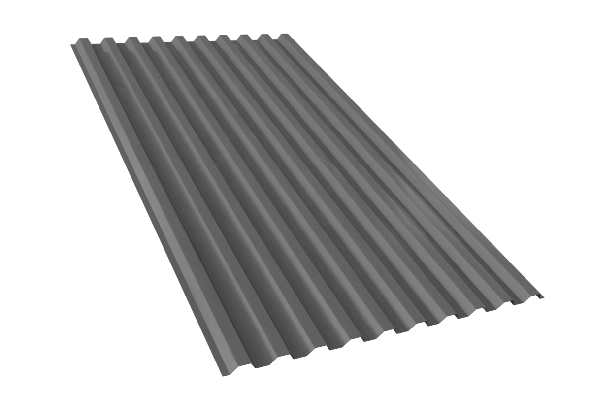 Профнастил RAL 7024 С 21 Sokrof 0,45*1000*