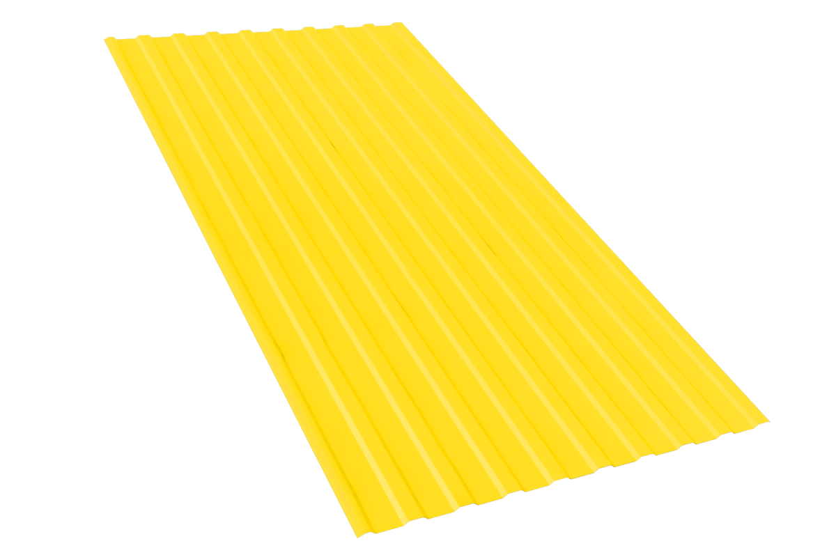 Профнастил RAL 1018 МП 20 (Стандарт)*1100*