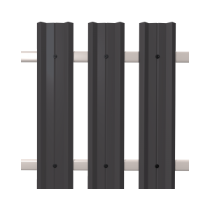 Штакетник М-Профиль широкий прямой SOKROF (Стандарт) 7024*104*